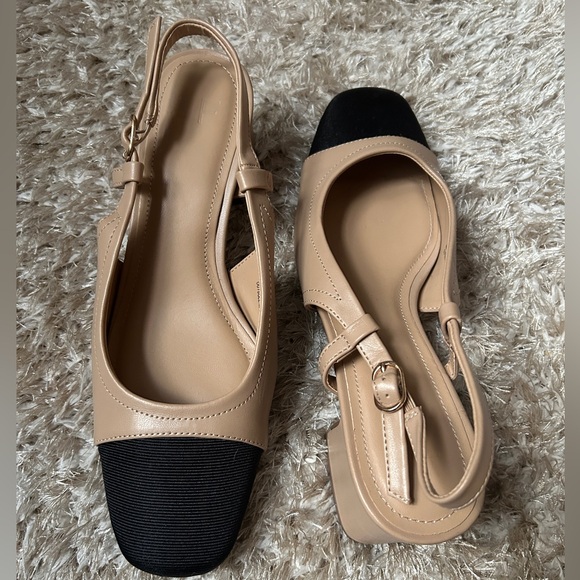 Just Fab Slingback Block Heel - Picture 2 of 3